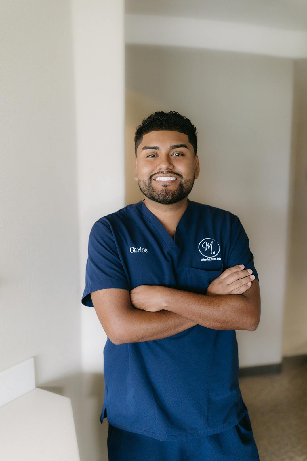 Carlos, dental assistant at Milcovich Dental Arts